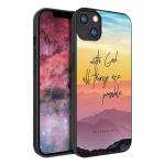 God All Things Possible Bible Verse Phone Case