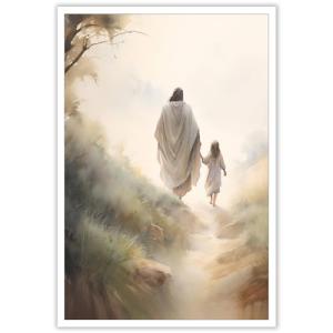 Jesus Blessing Canvas Print for Home Decor