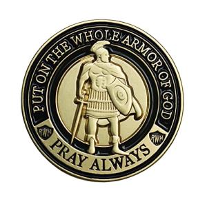 Whole Armor of God 1.2" Lapel Pin Pack