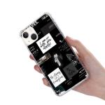 Christian Bible Collage iPhone 13 Case, Black with Quotes