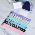 12-Piece WWJD Adjustable Bracelet Set for Christians
