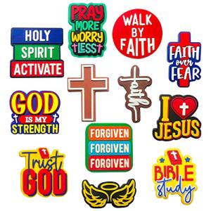 Christian Shoe Charms for Bubble Slides - Jesus Gifts