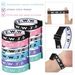 12-Piece WWJD Adjustable Bracelet Set for Christians