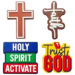 Christian Shoe Charms for Bubble Slides - Jesus Gifts