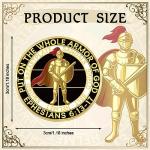 Christian Armor Lapel Pins Set - 16 Pcs