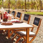 Black and White Reserved Seating Signs for Events