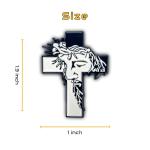 Jesus Christ & Cross Enamel Pins for Religious Faith