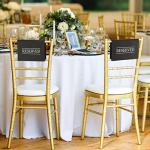 Black and White Reserved Seating Signs for Events