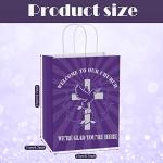 24 Pack Church Welcome Gift Bags – Purple