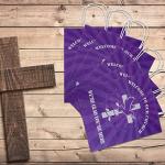 24 Pack Church Welcome Gift Bags – Purple