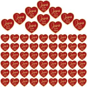 100 Pcs Religious Jesus Pins Set for Christian Favors