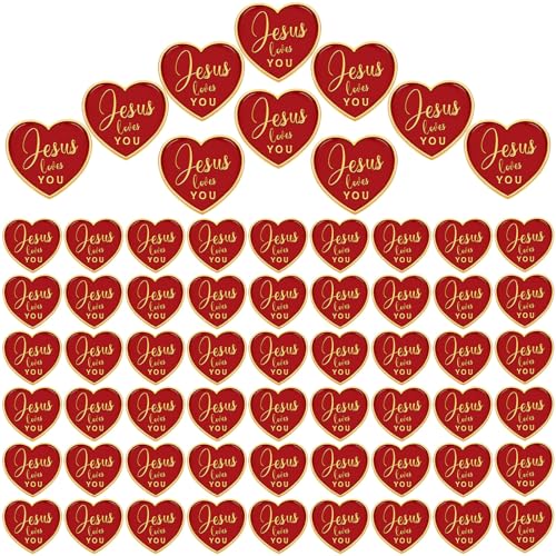 100 Pcs Religious Jesus Pins Set for Christian Favors