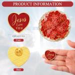 100 Pcs Religious Jesus Pins Set for Christian Favors
