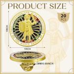 Christian Armor of God Lapel Pin Set - 20pcs