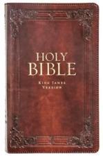 Holy Bible King James Version Burgundy Faux Leather Thumb-Indexed