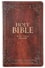 Holy Bible King James Version Burgundy Faux Leather Thumb-Indexed