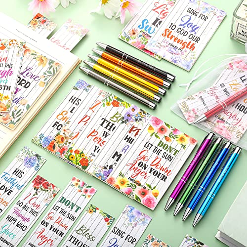 120-Piece Bible Gifts Set: Bookmarks, Pens, Notebooks, Bags