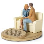 Praying Husband Wife United in The Spirit Sculpture