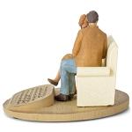 Praying Husband Wife United in The Spirit Sculpture