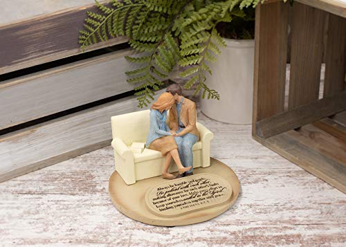 Praying Husband Wife United in The Spirit Sculpture