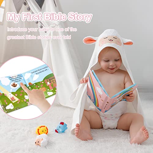 Noah's Ark Baptism Gift Set for Girls