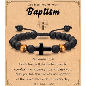 Christian Cross Bracelet: Baptism & Christening Gifts for Boys