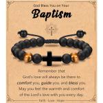 Christian Cross Bracelet: Baptism & Christening Gifts for Boys