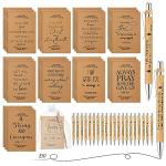 Jutom Christian Gift Set: Bible Verse Pens & Notebooks