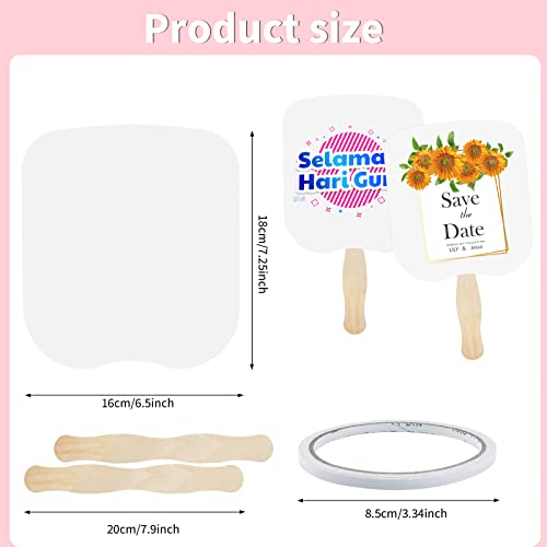 DIY Church Fans Craft Set with 30 Pieces
