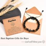 Christian Cross Bracelet: Baptism & Christening Gifts for Boys