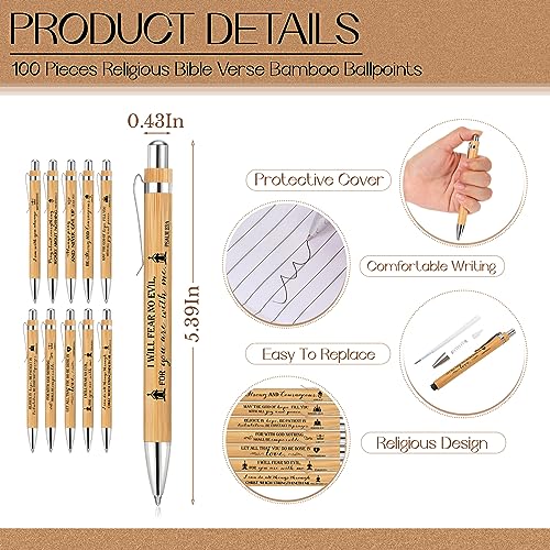 Jutom Christian Gift Set: Bible Verse Pens & Notebooks