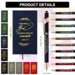Christian Notepads with Motivational Pens Set for Mother's Day
