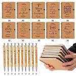 Christian Gifts Bulk Set: Notebook, Pen, Scripture Notepad