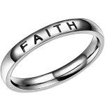Jude Jewelers Love Faith Hope Wedding Band Ring