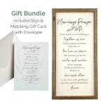 Marriage Prayer Wood Wall Decor and Card Bundle
