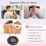 Christian Cross Bracelet: Baptism & Christening Gifts for Boys