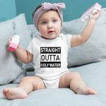 Holy Water Onesie: Baby Baptism Gift Bodysuit