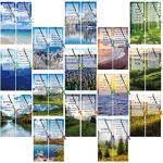 30 Christian Bookmarks with Cross Pendants and Quotes