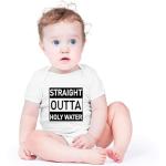 Holy Water Onesie: Baby Baptism Gift Bodysuit