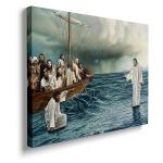 Jesus Wall Decor Religious Canvas Art Print"Heavenly Hand