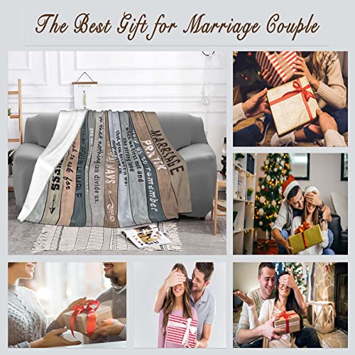 Marriage Prayer Blanket - Christian Decor Gift for Couples