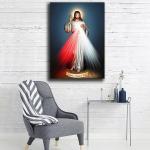 Jesus Divine Mercy Canvas Wall Art Poster Print
