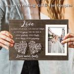 Personalized Wedding Picture Frame - Unique Bridal Shower Gift
