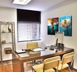 2 Pieces Framed Jesus Wall Art Set, Blue Ocean