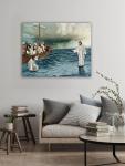 Jesus Wall Decor Religious Canvas Art Print"Heavenly Hand