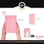 Gift Edition KJV Bible in Pink Floral Faux Leather
