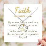 Mustard Seed Necklace: Inspirational Christian Jewelry for Women