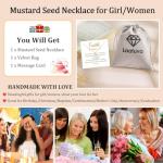 Mustard Seed Necklace: Inspirational Christian Jewelry for Women