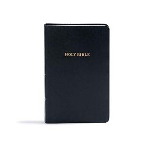 KJV Gift & Award Bible, Black Leather, Red-Letter