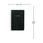 KJV Gift & Award Bible, Black Leather, Red-Letter